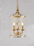 Laura Ashley Halton 3 arm pendant light gold (British brand)
