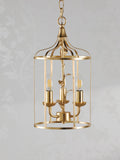 Laura Ashley Halton 3 arm pendant light gold (British brand)