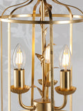 Laura Ashley Halton 3 arm pendant light gold (British brand)
