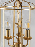 Laura Ashley Halton 3 arm pendant light gold (British brand)