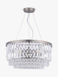 Laura Ashley Rhosill chandelier pewter 48cm - British product