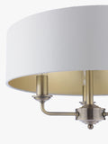 Laura Ashley semi-flush ceiling light antique brass, imported from the UK