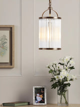 John Lewis Laura Ashley Sutton 1 Ceiling Pendant Light, Antique Brass- Buy online at McGrocer