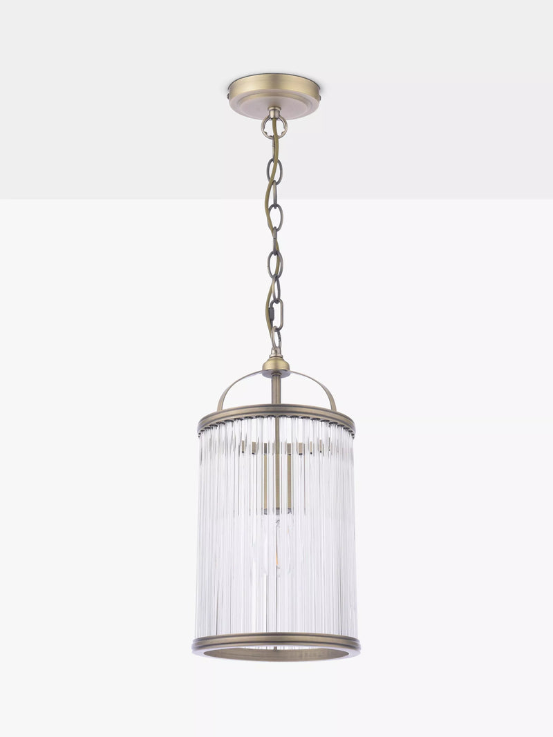 Laura Ashley Sutton pendant light antique brass (British brand)