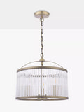 Laura Ashley pendant light antique brass 38cm (British brand)