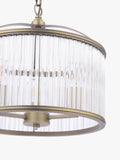 Laura Ashley pendant light antique brass 38cm (British brand)