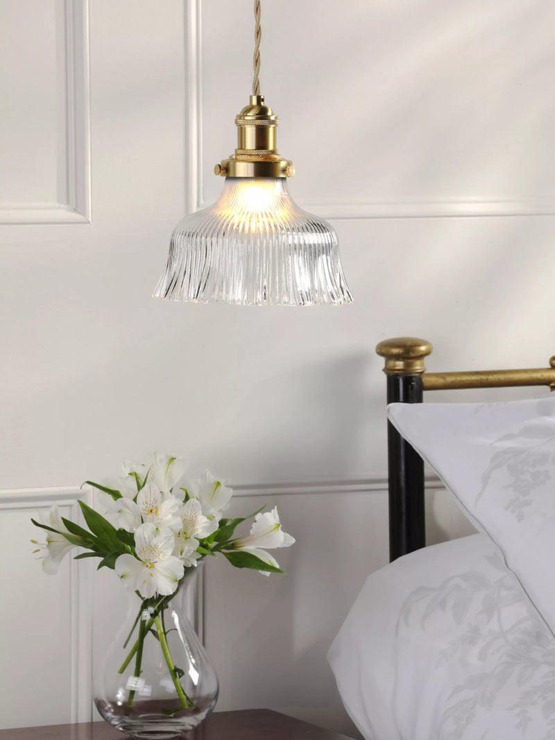 Laura Ashley ceiling light antique brass (British brand)