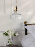 Laura Ashley ceiling light antique brass (British brand)
