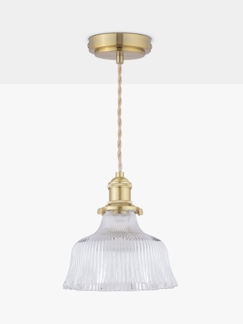 Laura Ashley ceiling light antique brass (British brand)
