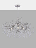 Laura Ashley Willow ceiling light in pewter with crystal drops (British brand)