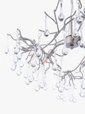 Laura Ashley Willow ceiling light in pewter with crystal drops (British brand)