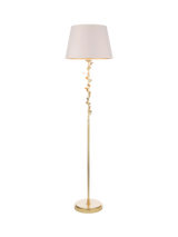 John Lewis Laura Ashley Halton Floor Lamp, Gold- Buy online at McGrocer