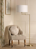 Laura Ashley Marlowe swing arm floor lamp, imported from the UK