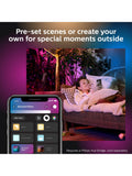 Philips Hue Lily outdoor spotlight base unit with 4 spotlights black, imported from the UK