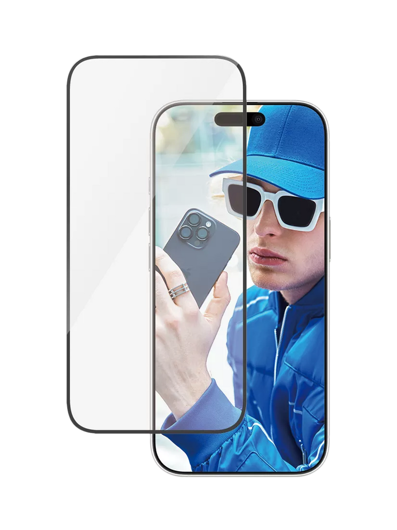 PanzerGlass screen protector Ultra-Wide Fit for iPhone 16/15, UK version
