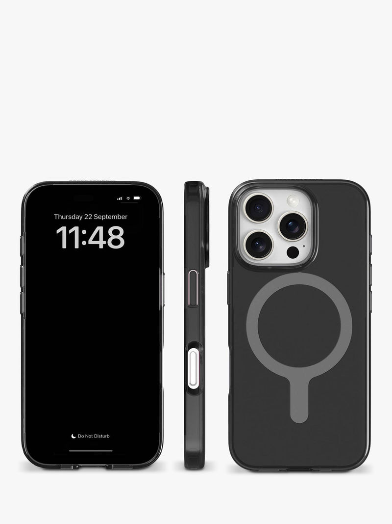 agood company phone case Tinted Black Clear for iPhone 16 Pro - British product