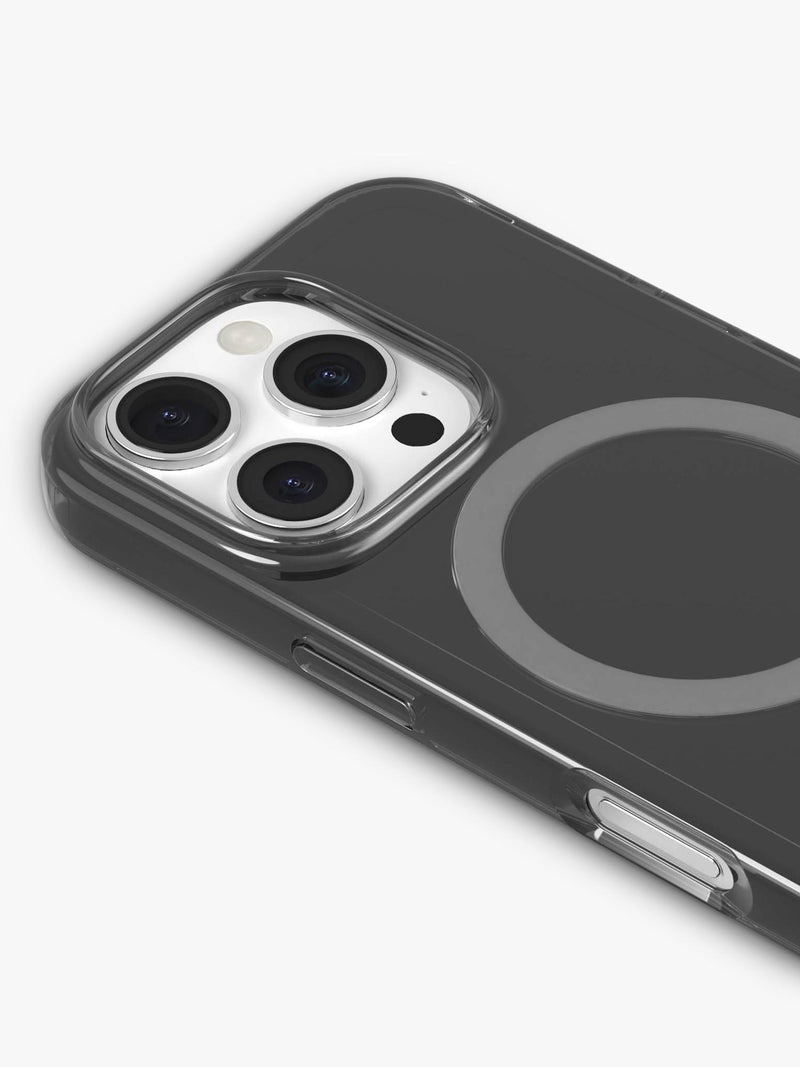 agood company phone case Tinted Black Clear for iPhone 16 Pro - British product