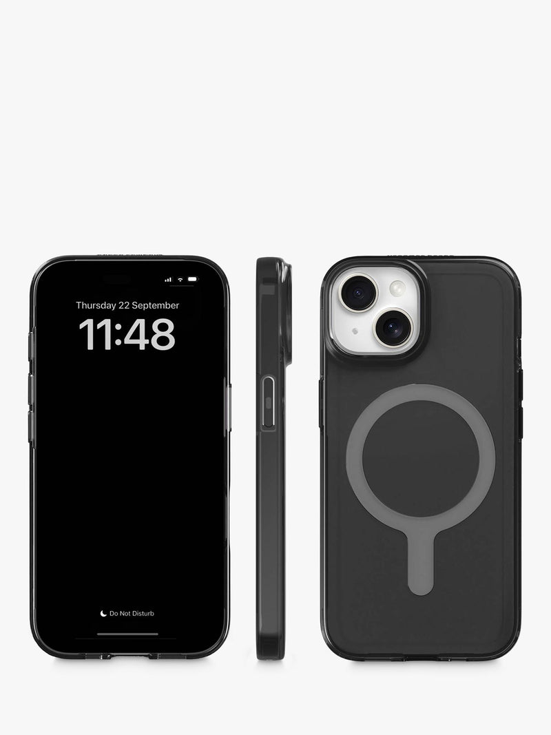 agood company phone case Tinted Black Clear for iPhone 15 (British brand)