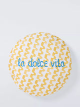 John Lewis John Lewis Dolce Vita Round Cushion Mimosa Decorative- Buy online at McGrocer