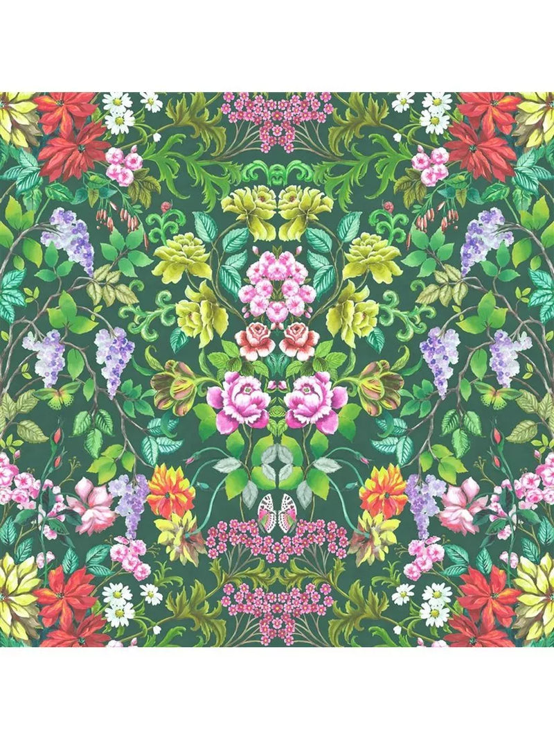 Designers Guild Eleanora Velous floral velvet furnishing fabric (British brand)