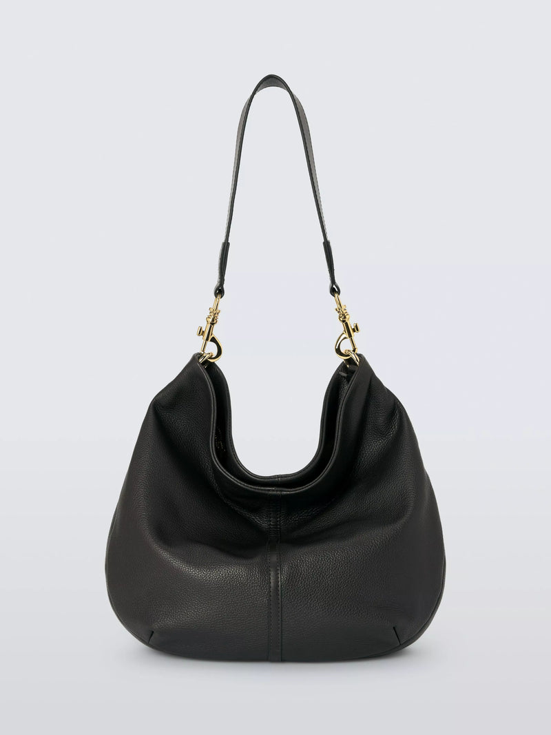 John Lewis oversized leather hobo shoulder bag, imported from the UK