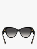 Dolce & Gabbana butterfly sunglasses in brown with gradient lens - British product