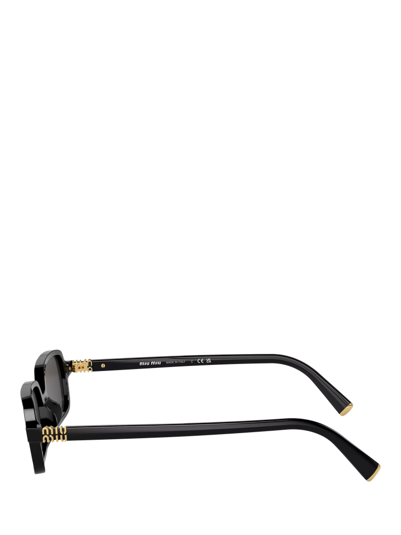 Miu Miu rectangular sunglasses black, UK version