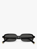Miu Miu rectangular sunglasses black, UK version