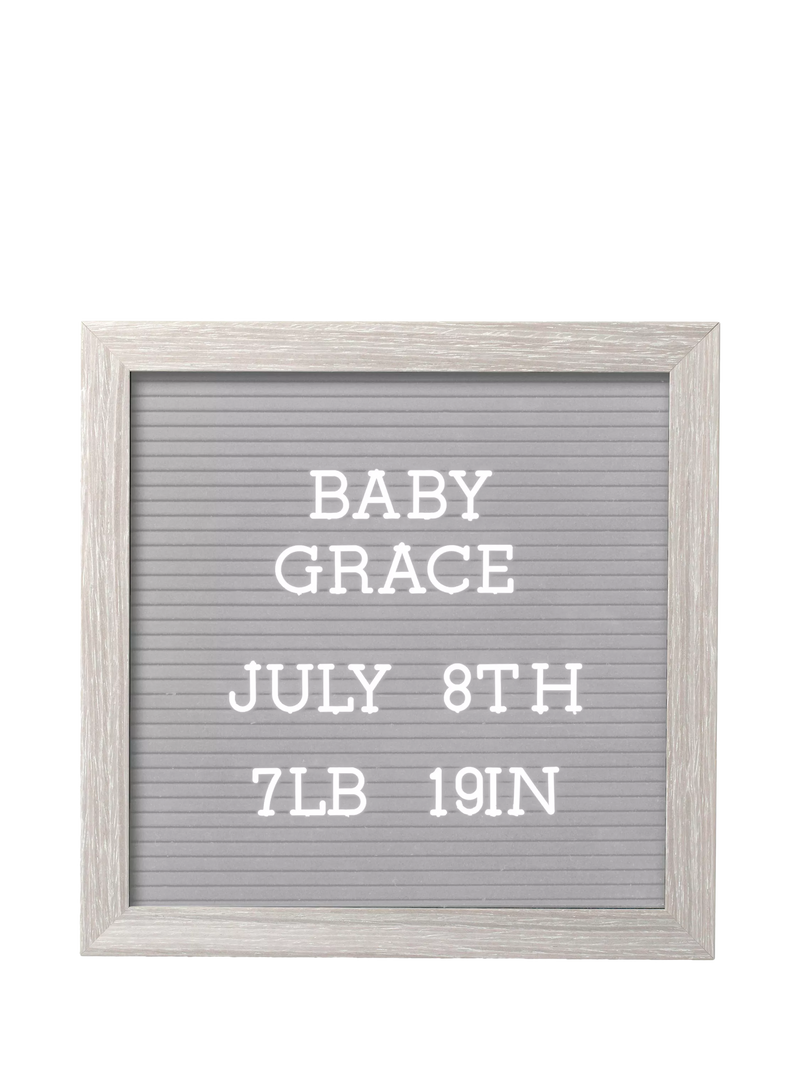 Pearhead rustic letterboard set with 188 letters and numbers - British product