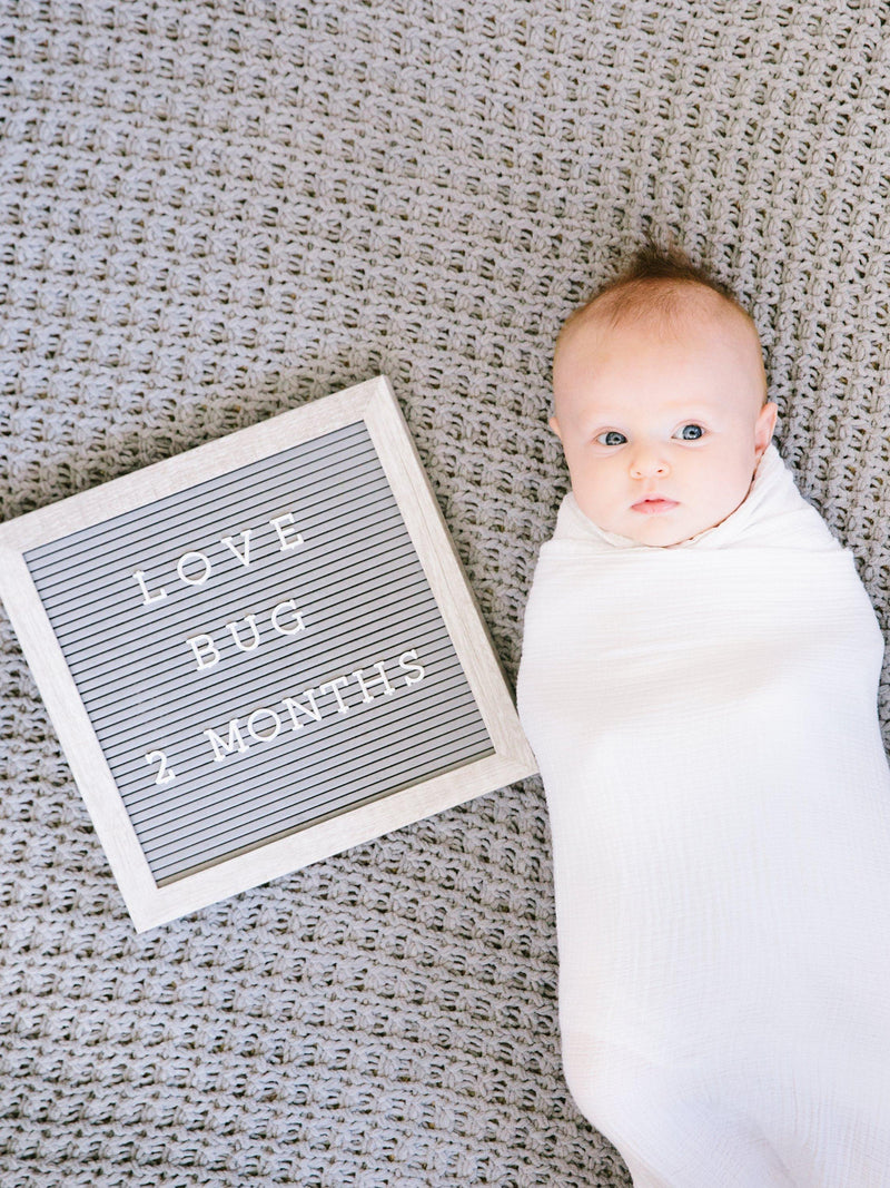 Pearhead rustic letterboard set with 188 letters and numbers - British product