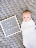 Pearhead rustic letterboard set with 188 letters and numbers - British product