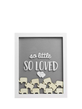 Pearhead elephant frame baby shower alternative with wooden pieces (British brand)