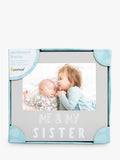 Pearhead Me and My Sister picture frame 4x6, UK version