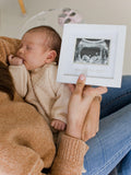 Pearhead sonogram frame wooden keepsake, UK version