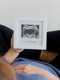 Pearhead sonogram frame wooden keepsake, UK version