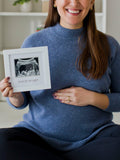 Pearhead sonogram frame wooden keepsake, UK version