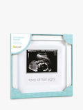 Pearhead sonogram frame wooden keepsake, UK version