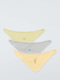 John Lewis Baby Slogan Dribble Bib Pack of 3, UK version