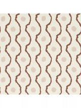 John Lewis Ogee Design Wallpaper with Natural Spots in Chocolate/Dusk Colour- Buy online at McGrocer