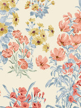 John Lewis Laura Ashley Megan Ochre Floral Wallpaper- Buy online at McGrocer