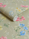 Laura Ashley Poppy Meadow floral wallpaper, UK version