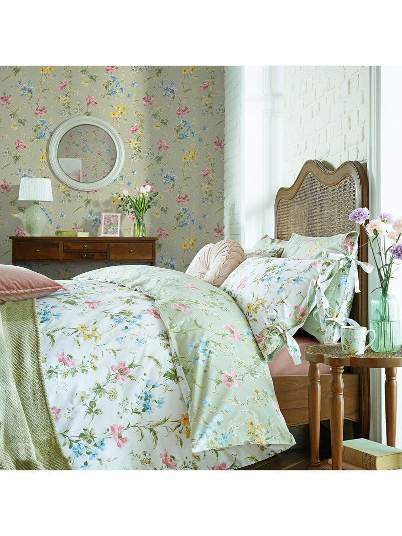 Laura Ashley Poppy Meadow floral wallpaper, UK version