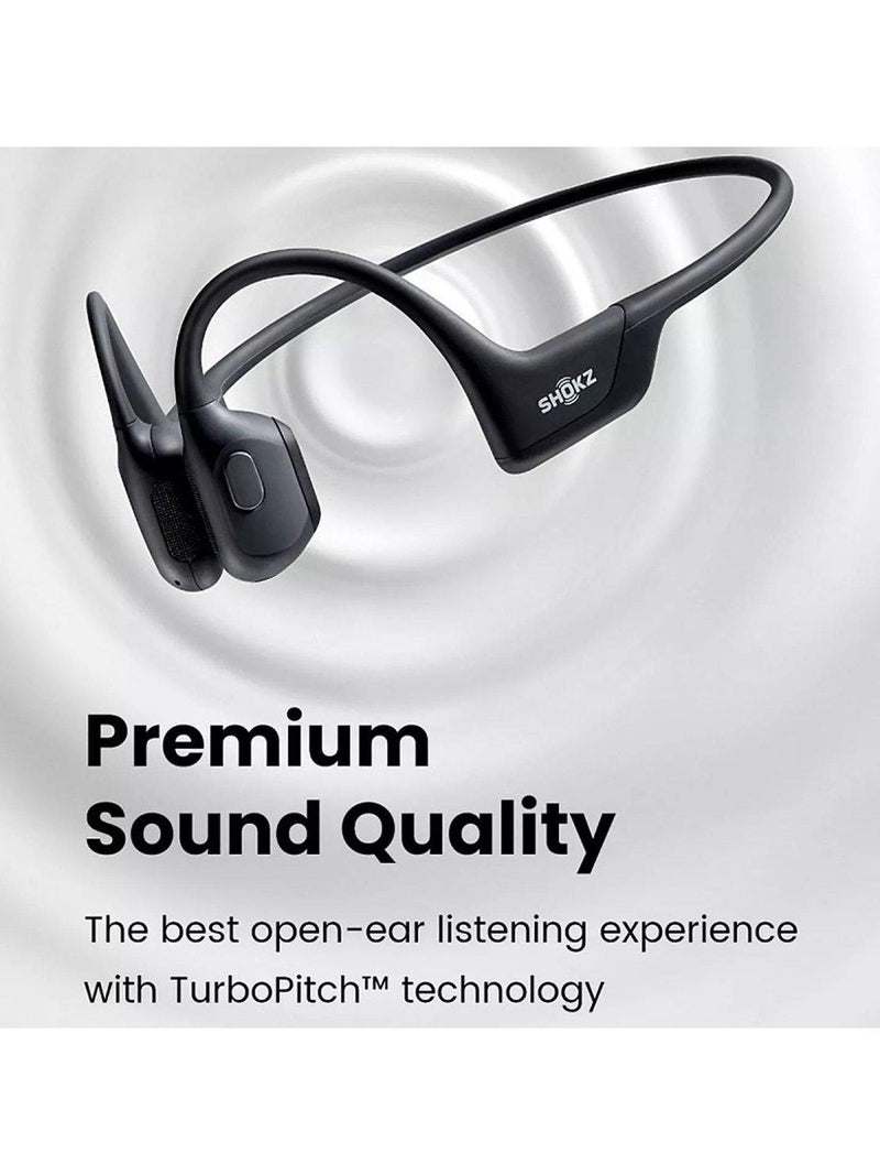 Shokz OpenRun Mini bone conduction wireless headphones black (British brand)