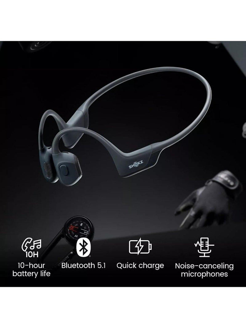 Shokz OpenRun Mini bone conduction wireless headphones black (British brand)
