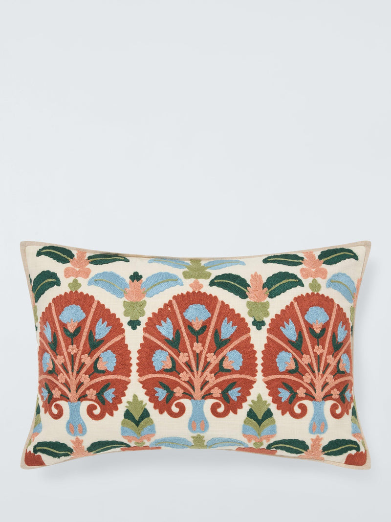 John Lewis embroidered retro cushion for sofa and armchair, UK version