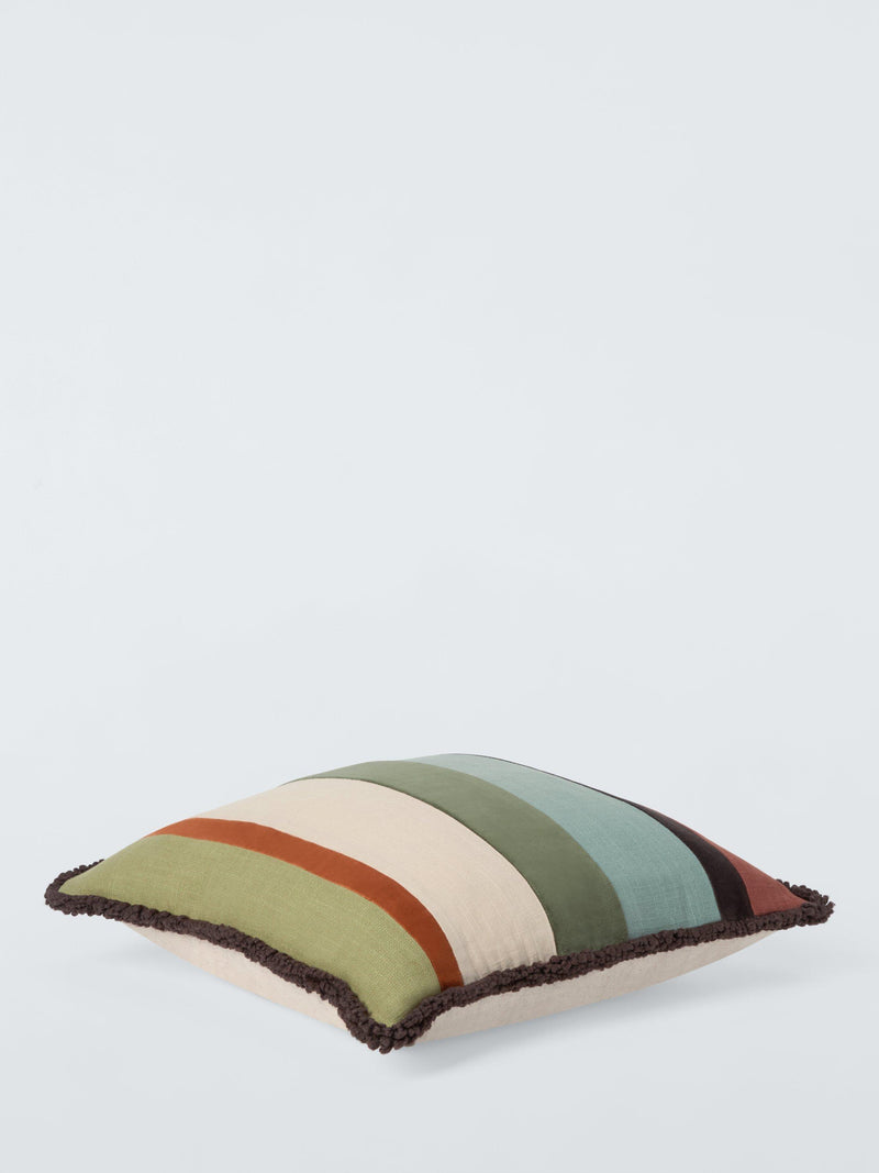 John Lewis cushion Felic Stripe Multi 50x50cm, imported from the UK