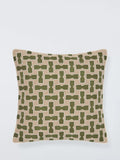 John Lewis Hew Embroidered Feather Cushion