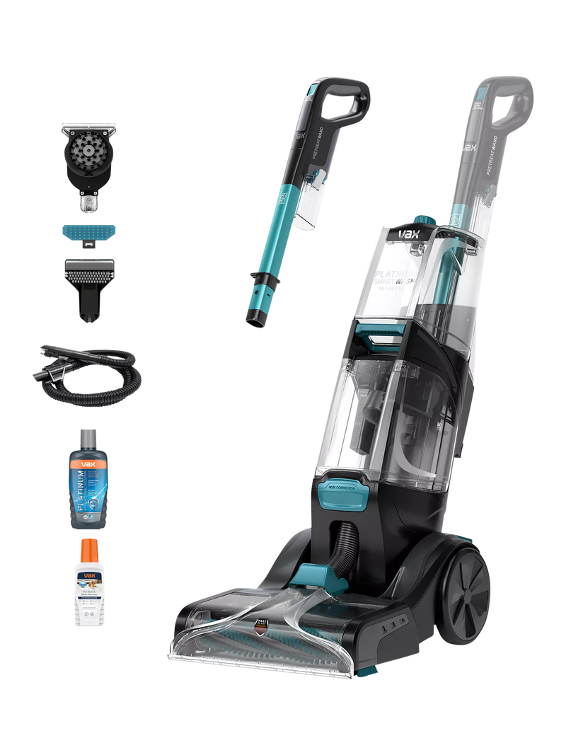 Vax pet-design carpet cleaner with graphite and teal finish (British brand)