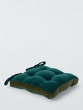 John Lewis velvet seat pad 40x40cm, imported from the UK