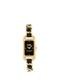 Coach Cadie rectangular gold IP watch - British product